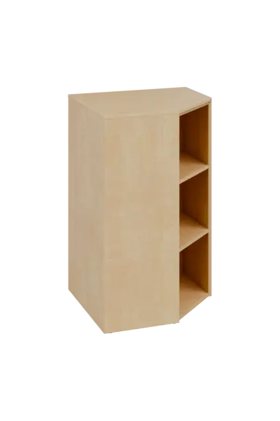 CV 3 - 7 skříň rohová, pravá, 1100x700x700, bříza světlá